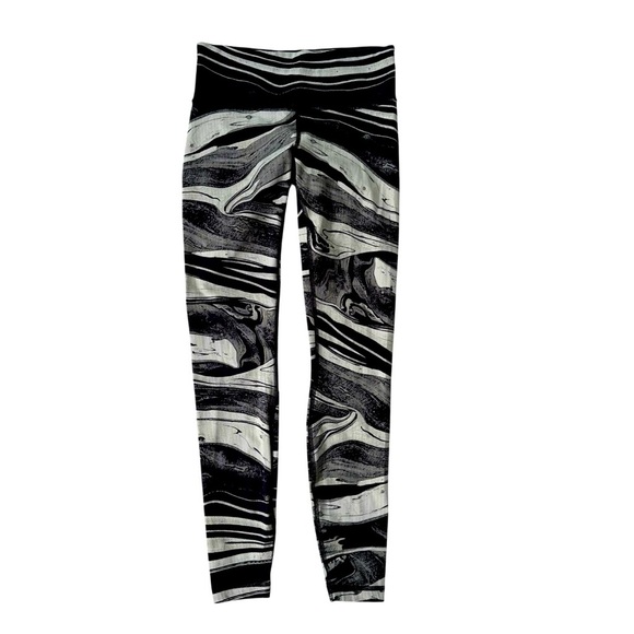 Lululemon Speed Wunder Tight (Nulux) Marbled Mix 50G White Black Size 6 - Picture 7 of 13